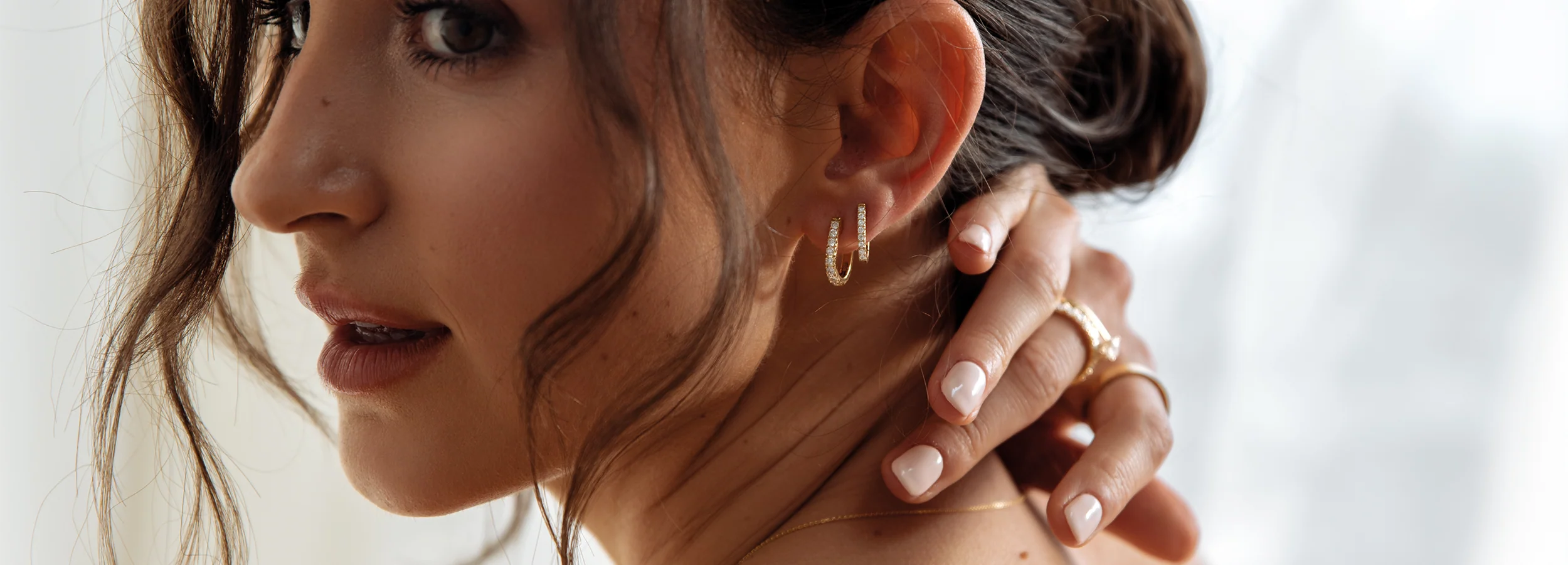 Diamanten oorringen van Aurore Jewelry