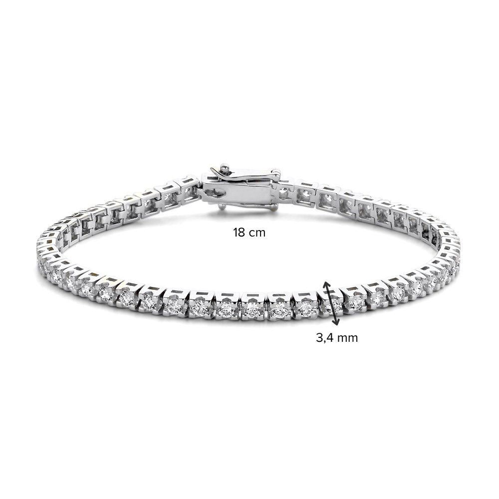 Armband Chloe 3,00 crt. witgoud