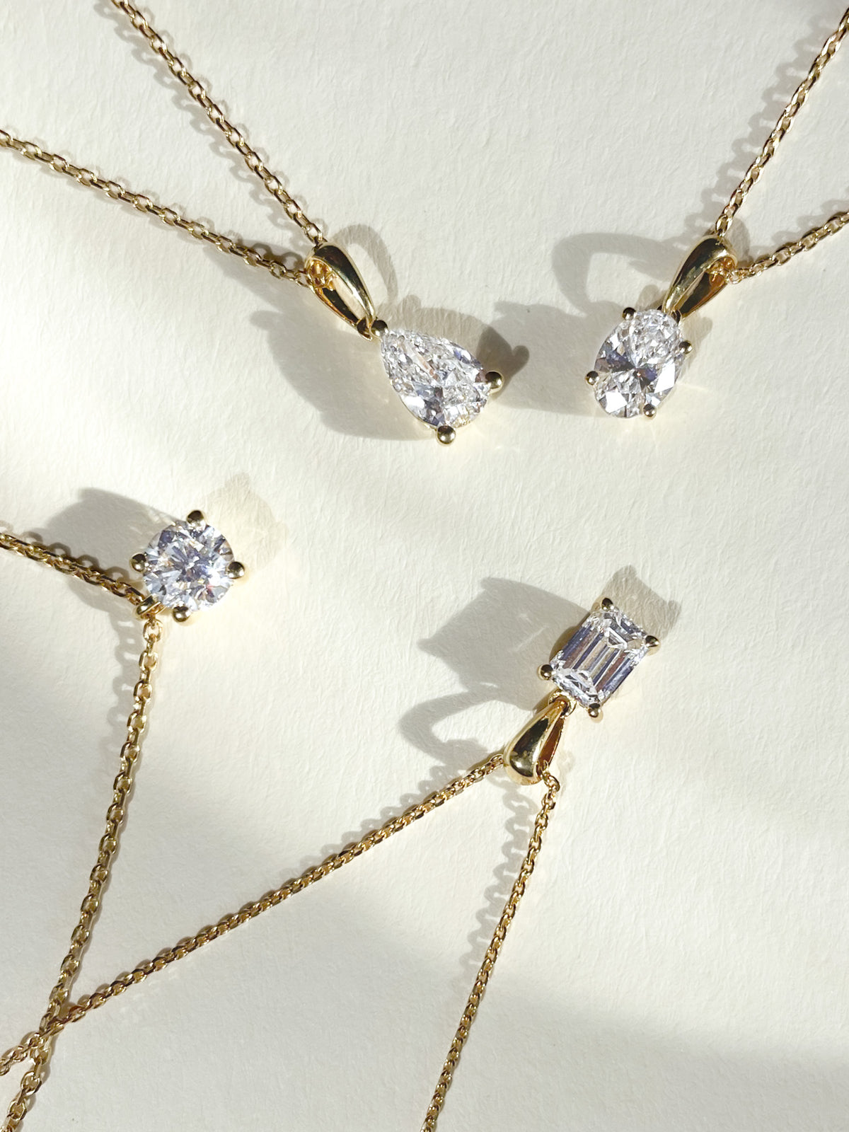 Collier Ava 0,50 crt. geelgoud