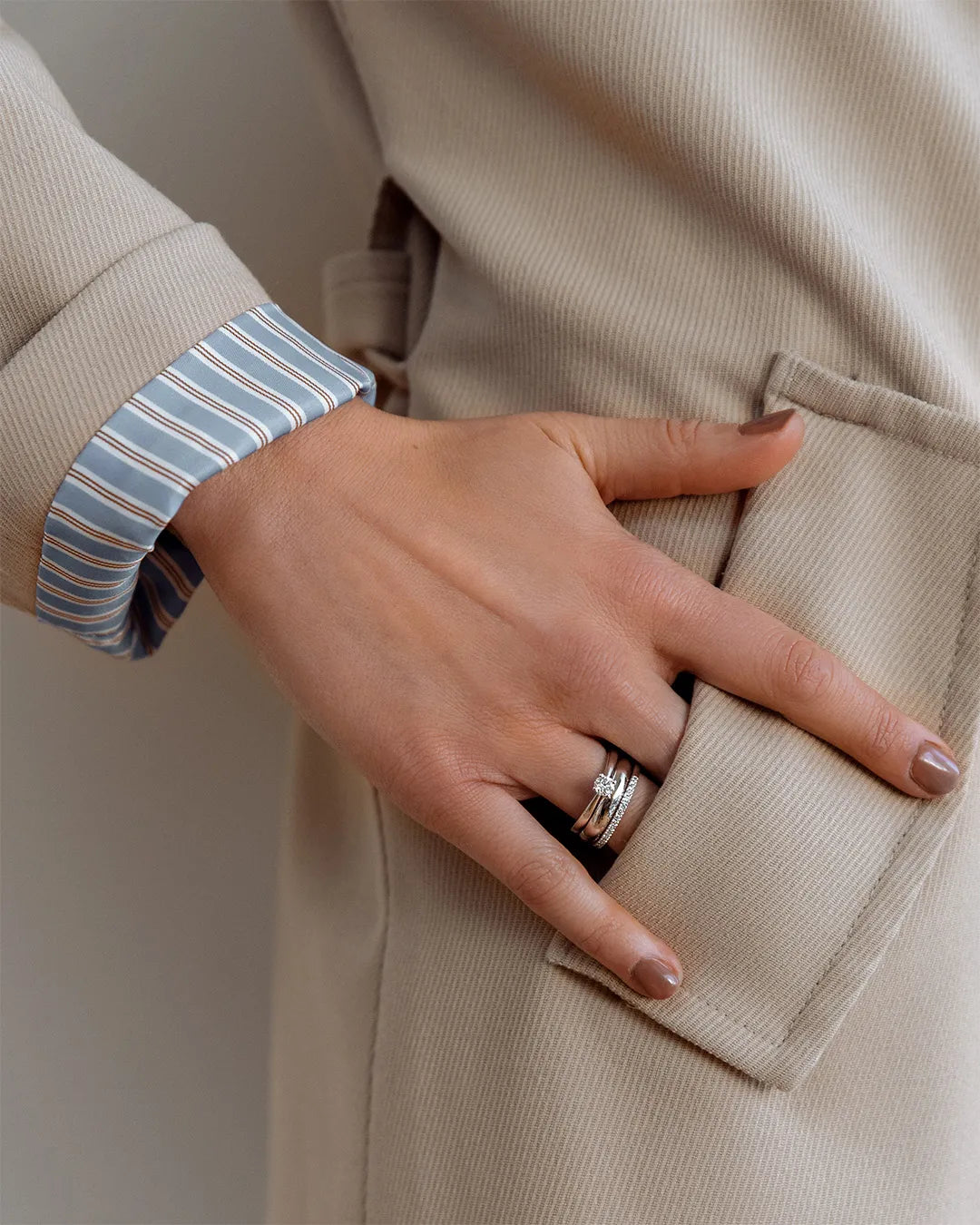 Ring Olivia 0,30 crt. geelgoud