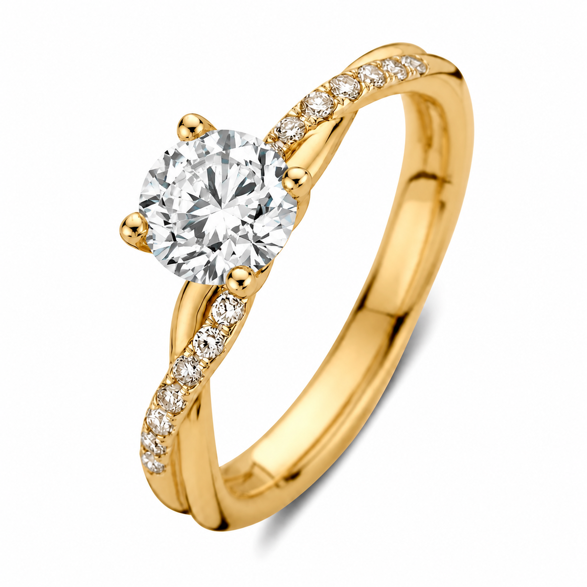 Ring Mia 1,10 crt. geelgoud