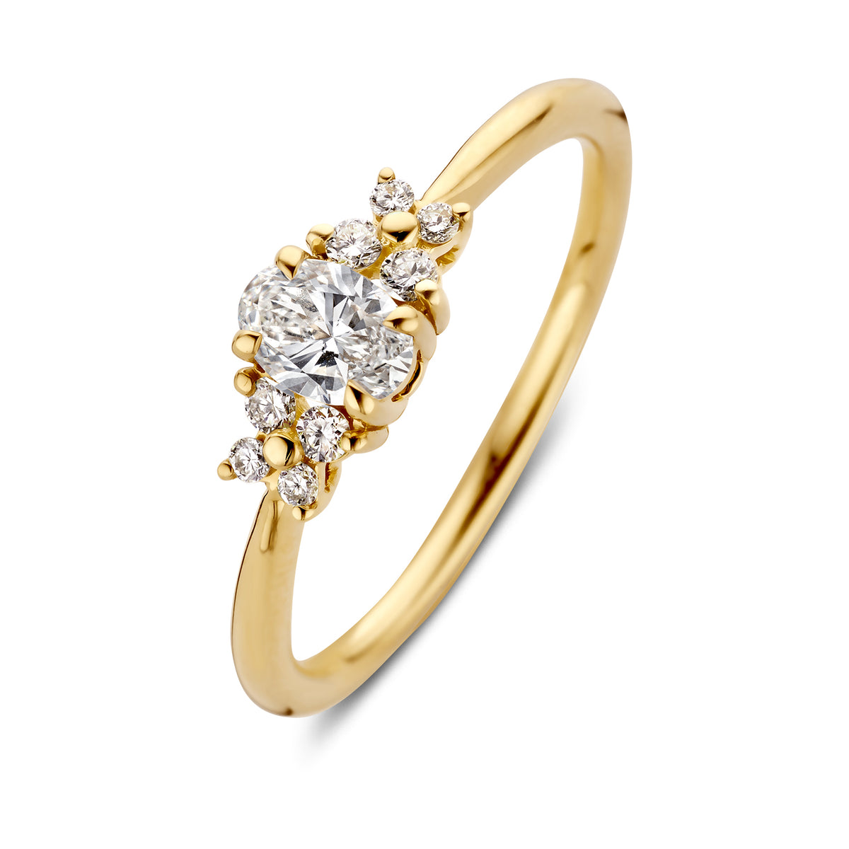 Ring Lucy 0,42 crt. geelgoud