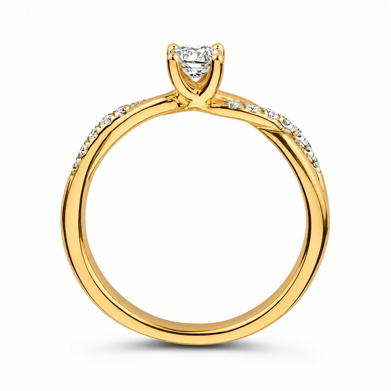 Ring Mia 0,41 crt. geelgoud