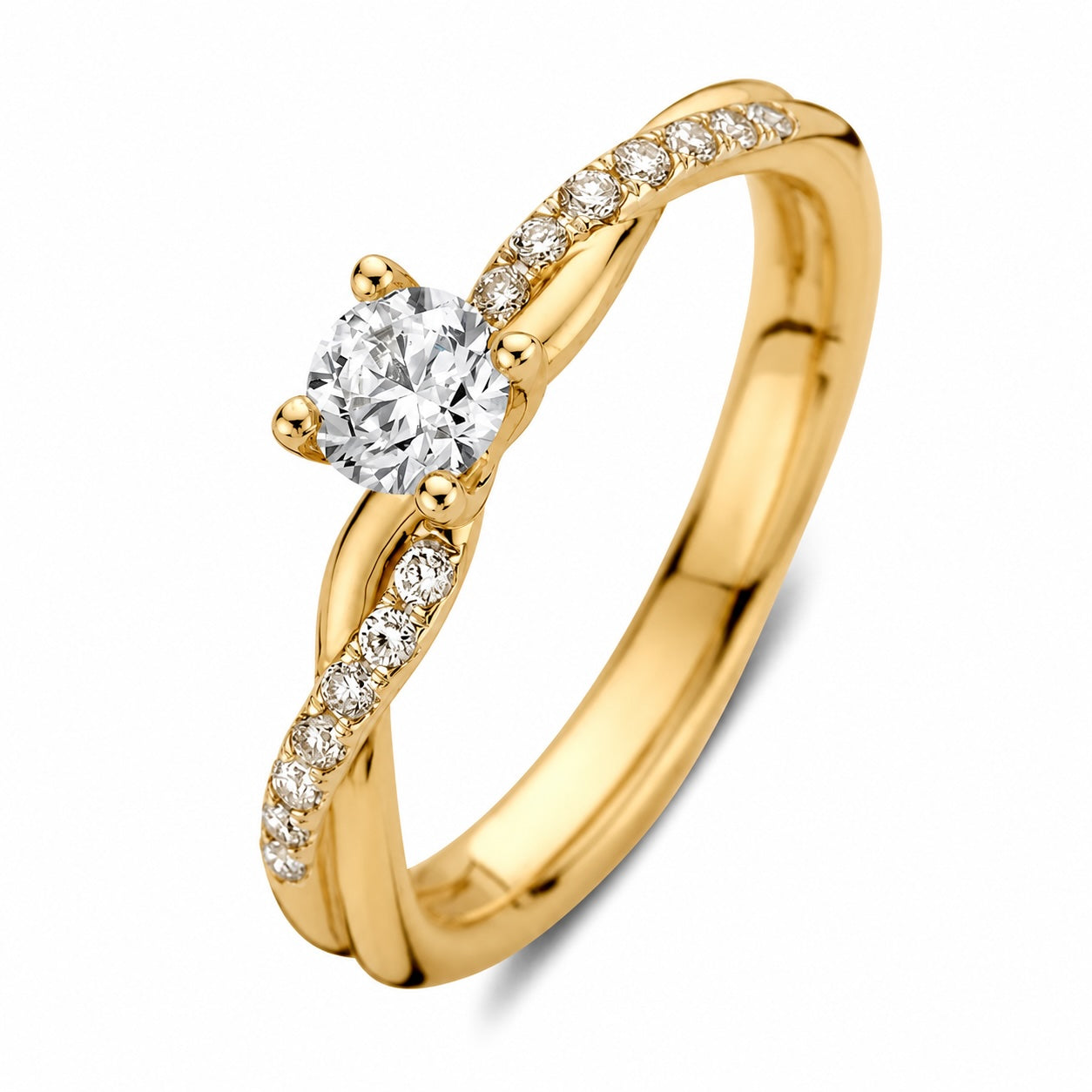 Ring Mia 0,41 crt. geelgoud