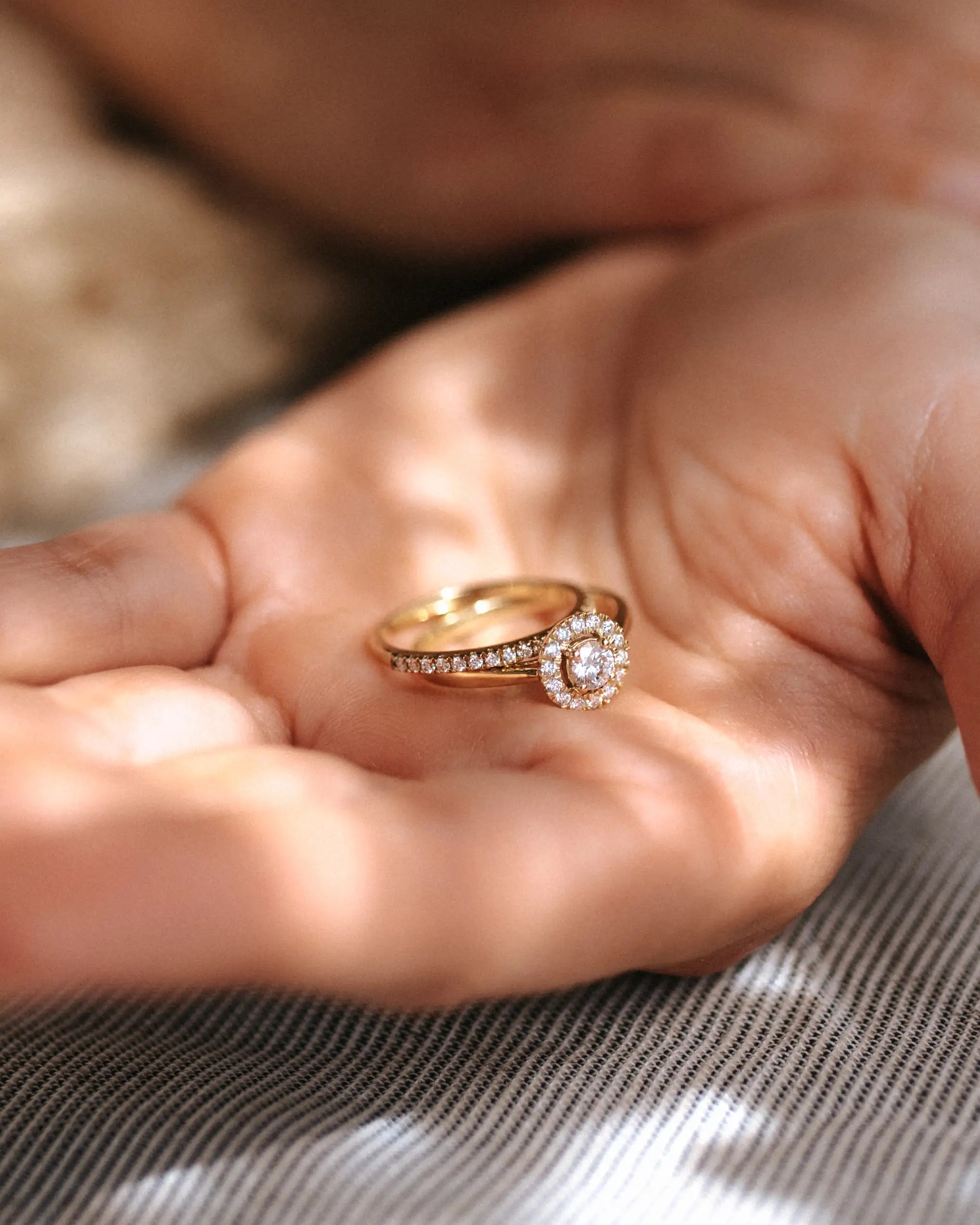 Ring Millie 0,20 crt. geelgoud