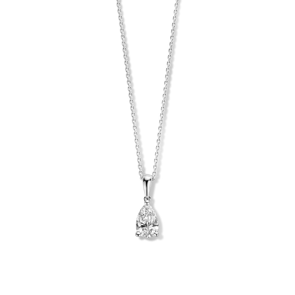 Collier Ava 0,50 crt. witgoud