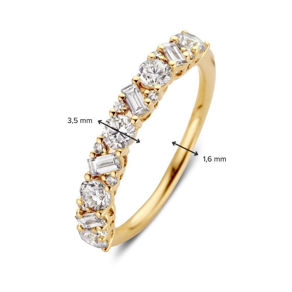 Ring Julie 0,90 crt. geelgoud