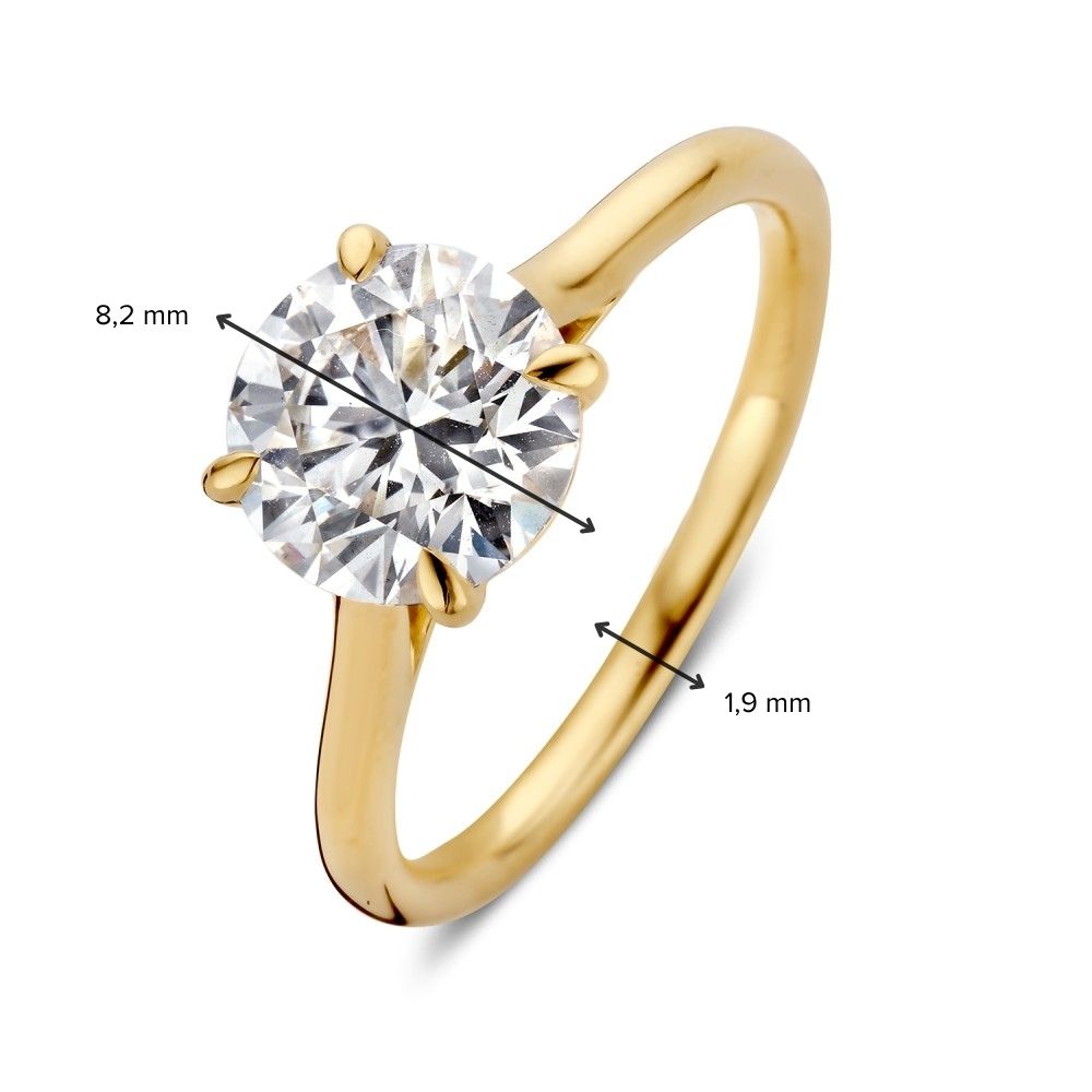 Ring Claire 2,00 crt. geelgoud