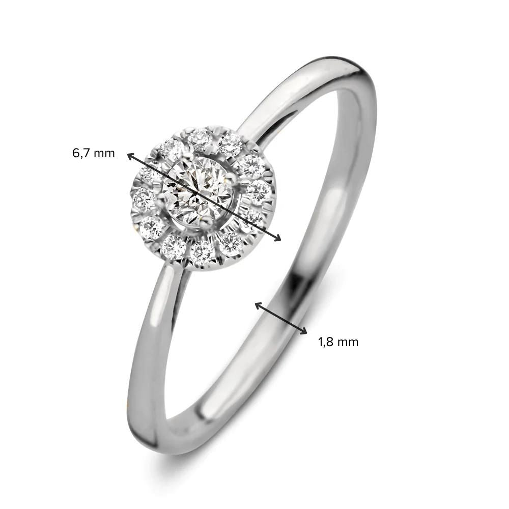 Ring Emma 0,20 crt. witgoud