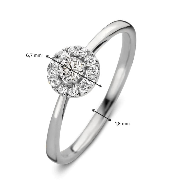 Ring Emma 0,20 crt. witgoud