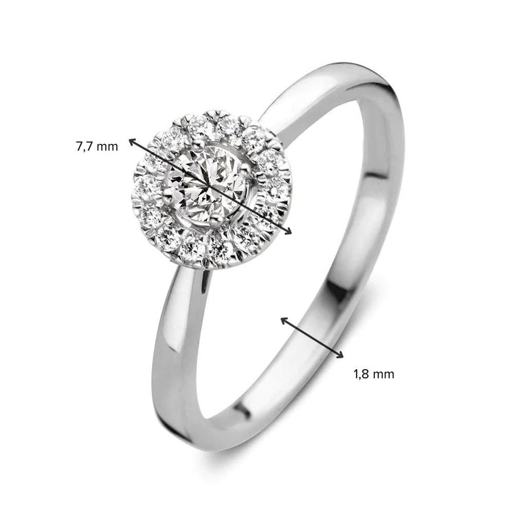 Ring Emma 0,30 crt. witgoud