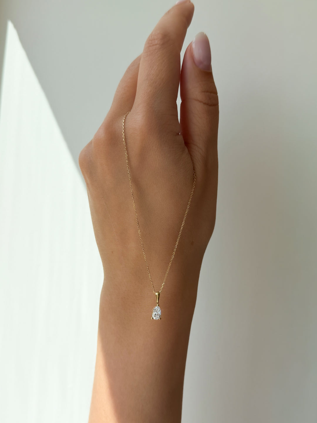 Collier Ava 0,50 crt. geelgoud