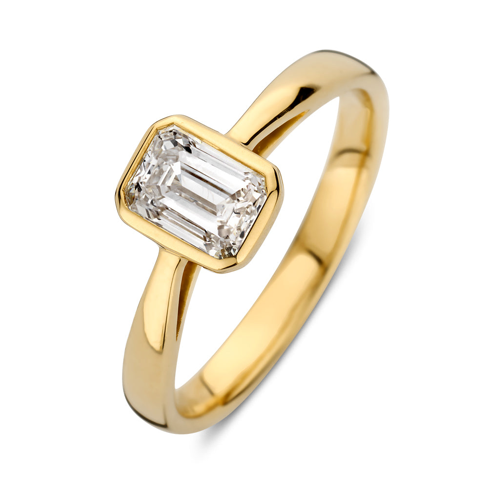 Ring Lara 0,75 crt. geelgoud