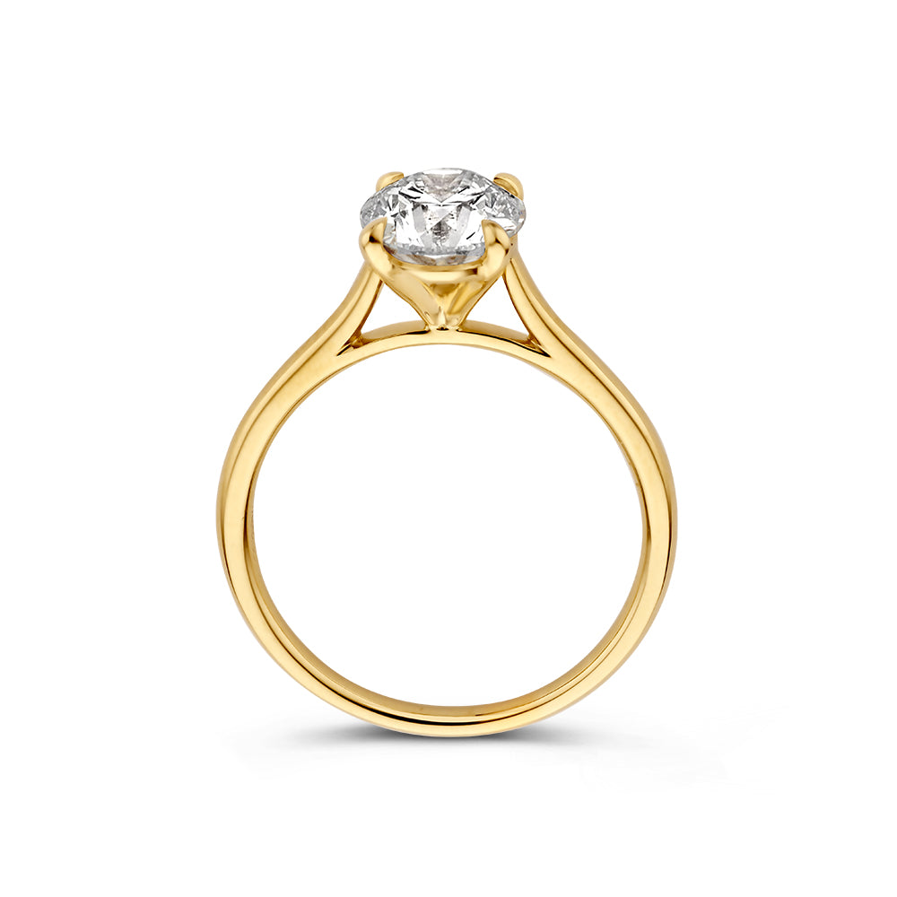 Ring Alba 2,00 crt. geelgoud