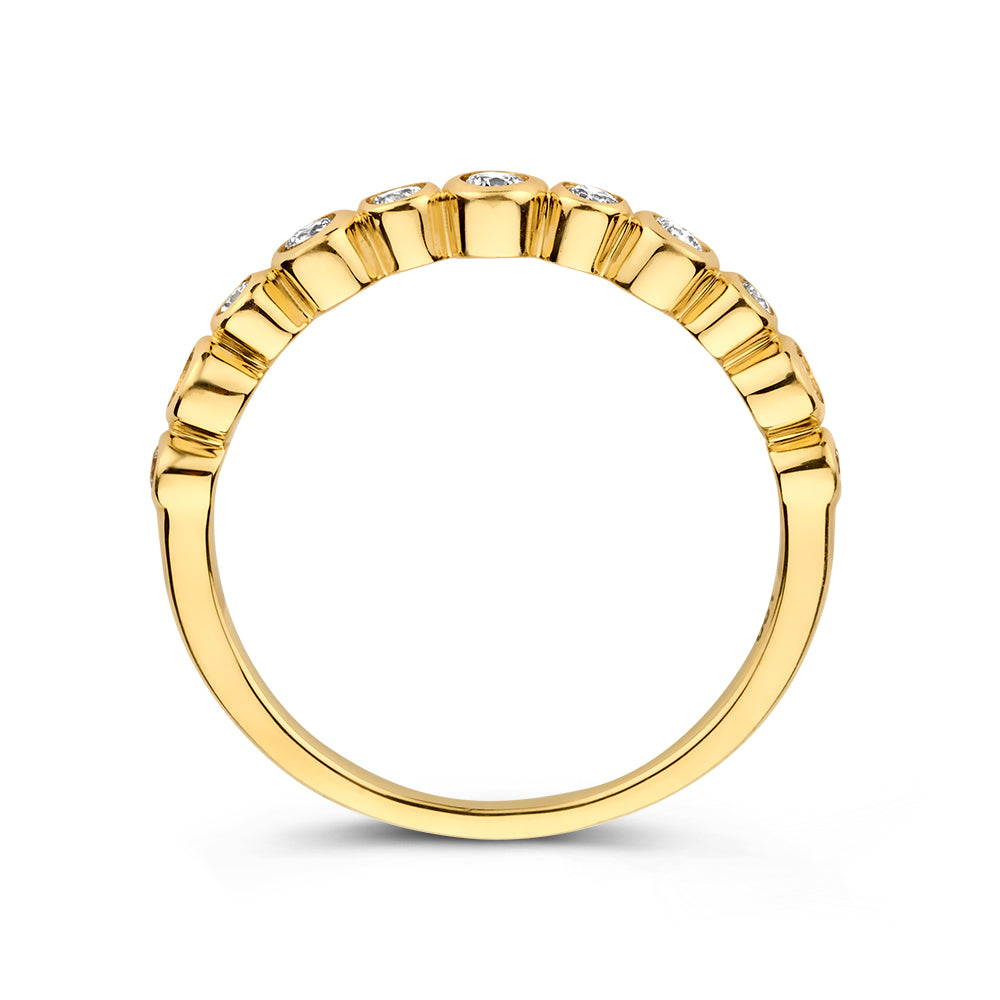 Ring Luna 0,31 crt. geelgoud