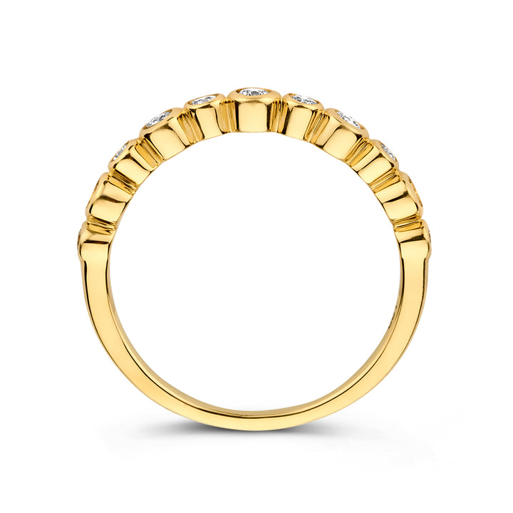 Ring Luna 0,31 crt. geelgoud