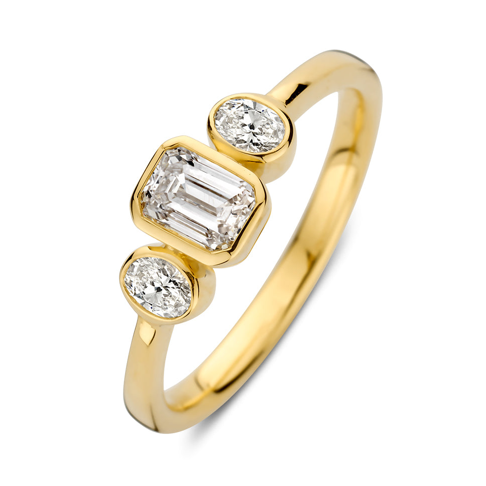 Ring Charlie 0,70 crt. geelgoud