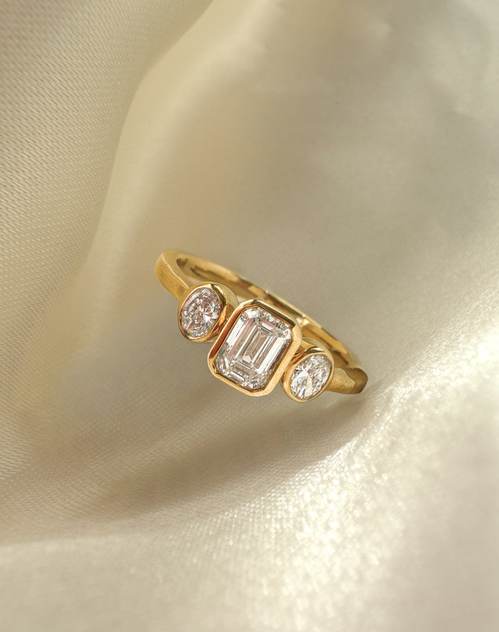 Ring Charlie 0,70 crt. geelgoud