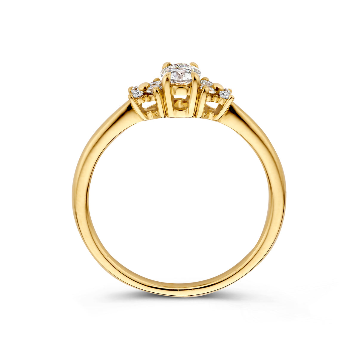 Ring Lucy 0,42 crt. geelgoud