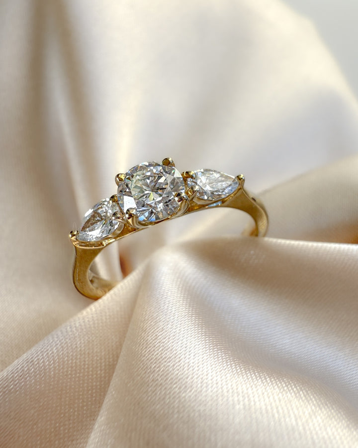 Ring Evie 0,90 crt. geelgoud