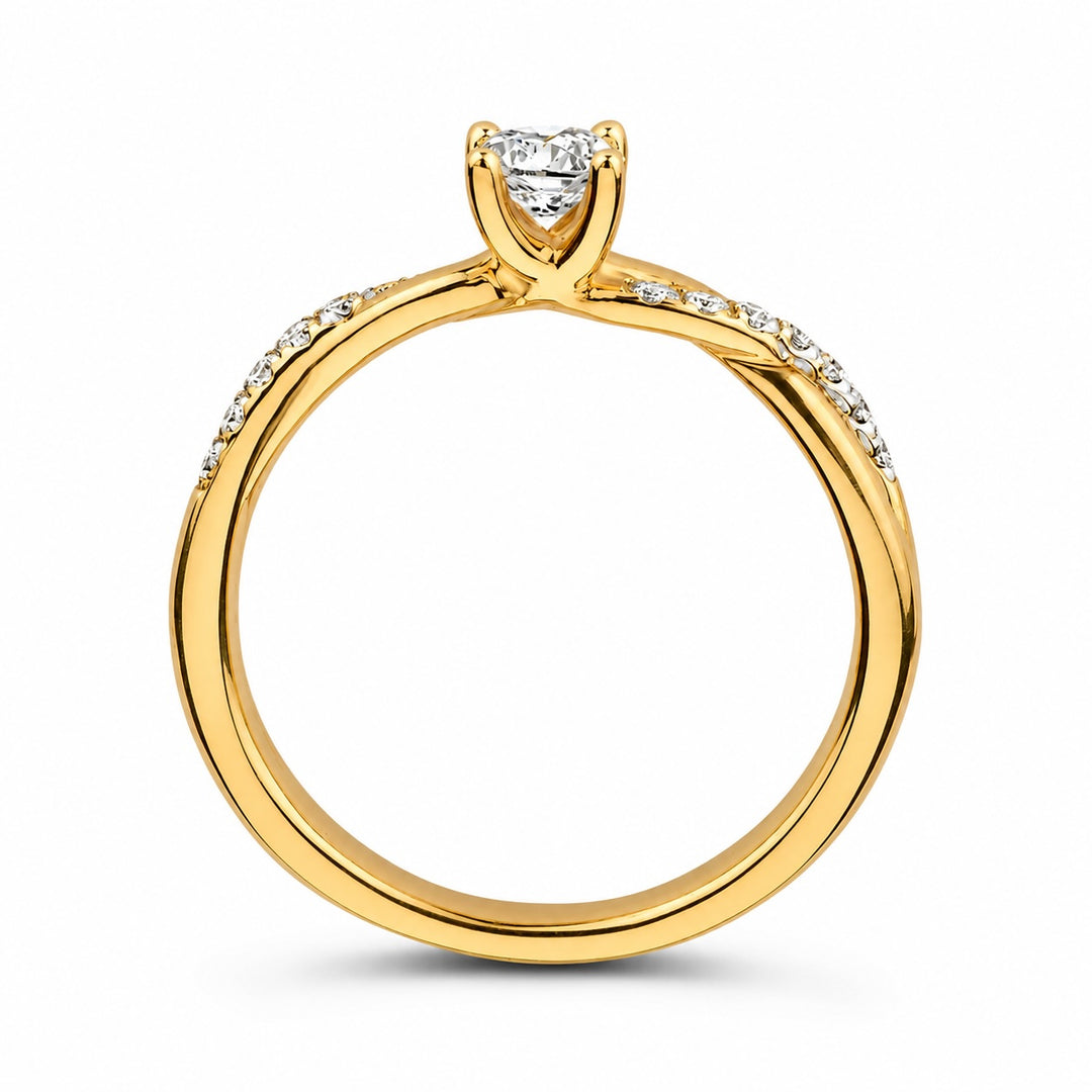Ring Mia 0,41 crt. geelgoud