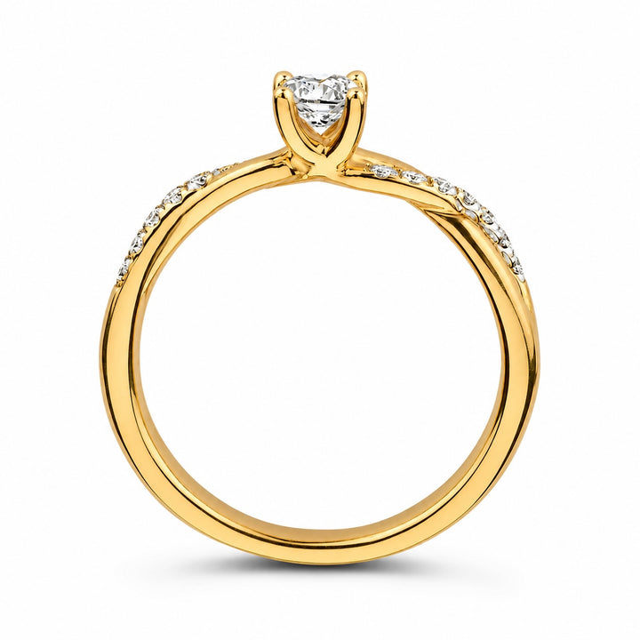 Ring Mia 0,41 crt. geelgoud