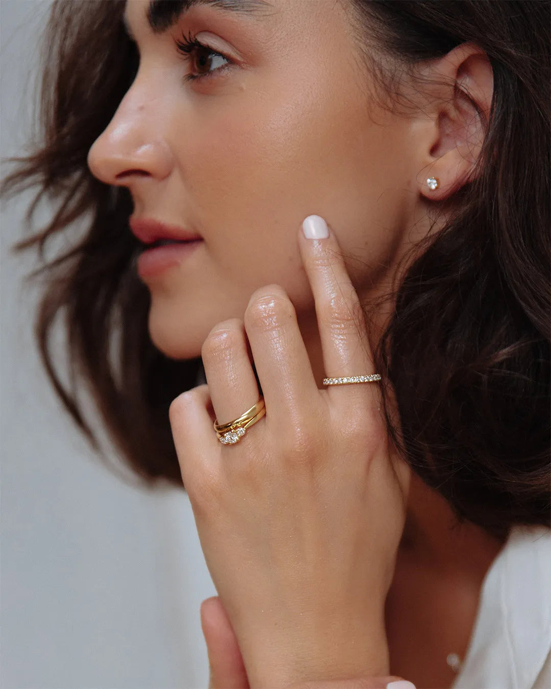 Ring Alix 0,50 crt. geelgoud