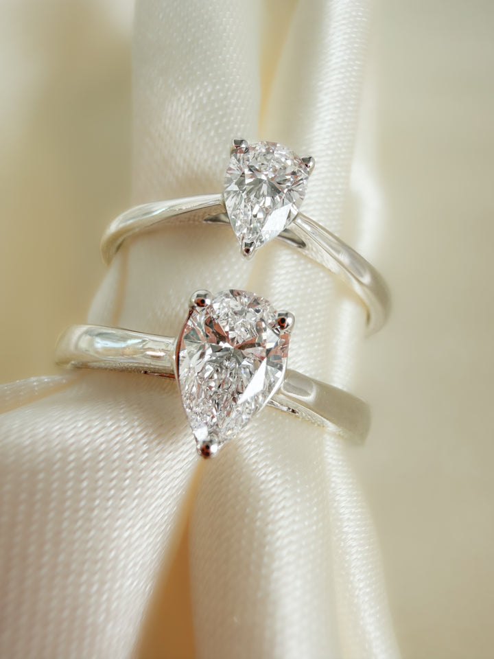 Ring Ava 0,50 crt. witgoud