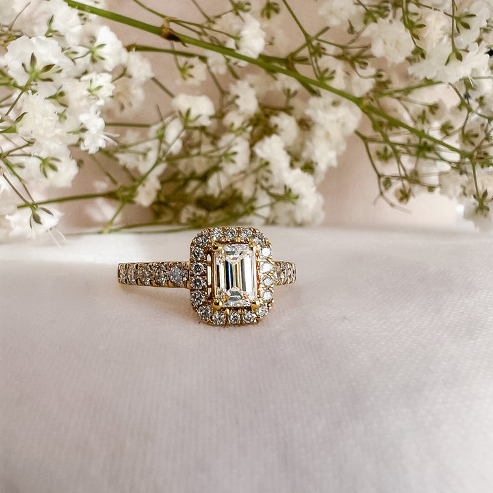 Ring Ivy royal 1,00 crt. geelgoud