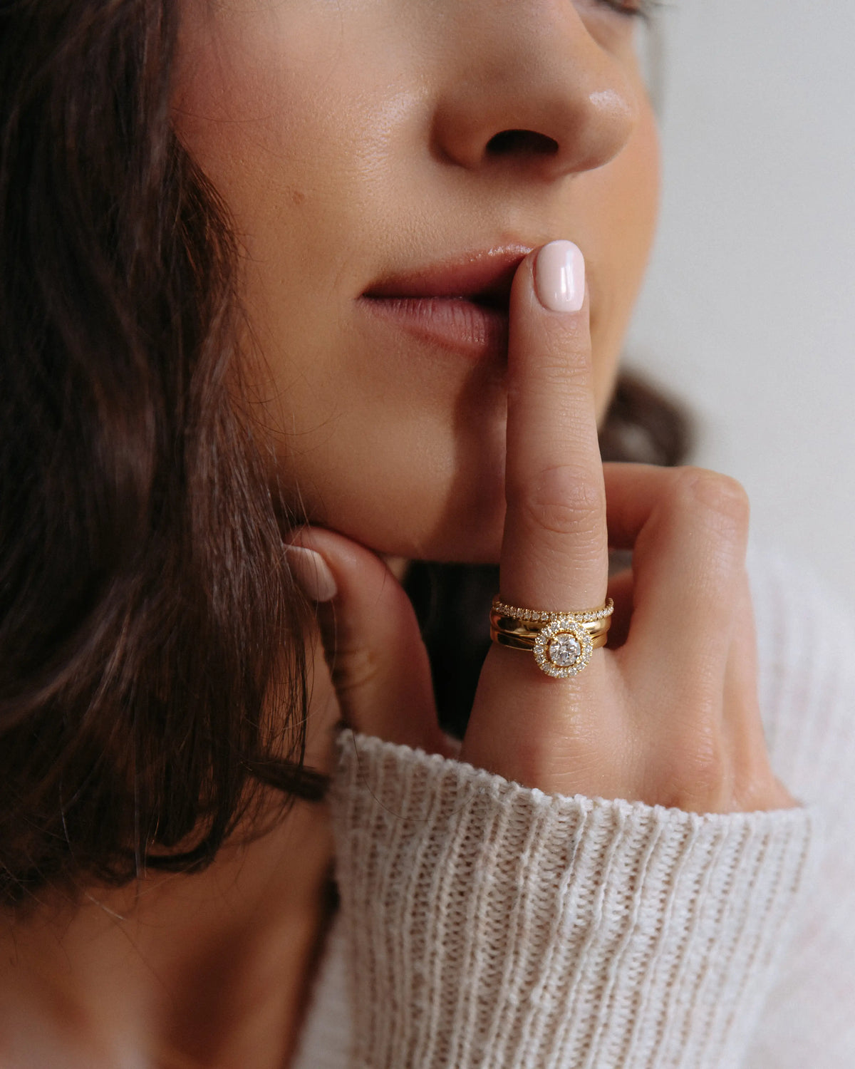 Ring Millie 0,20 crt. geelgoud