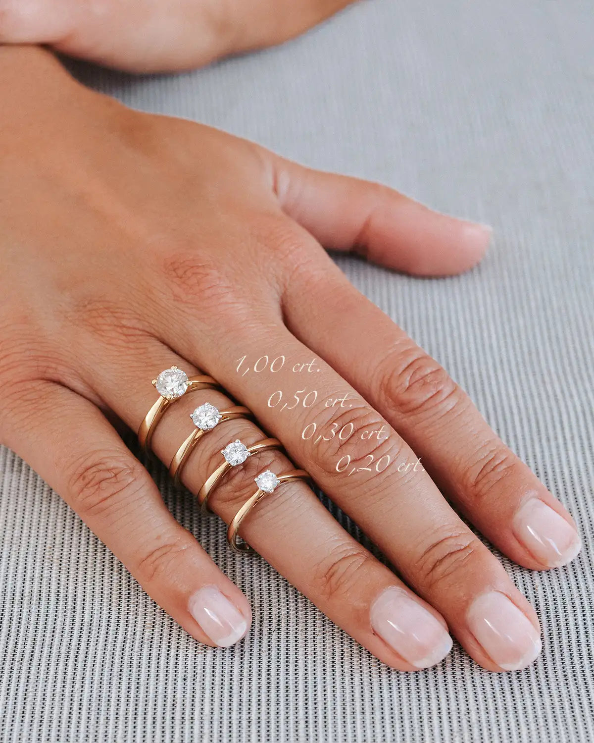 Ring Olivia 0,20 crt. geelgoud