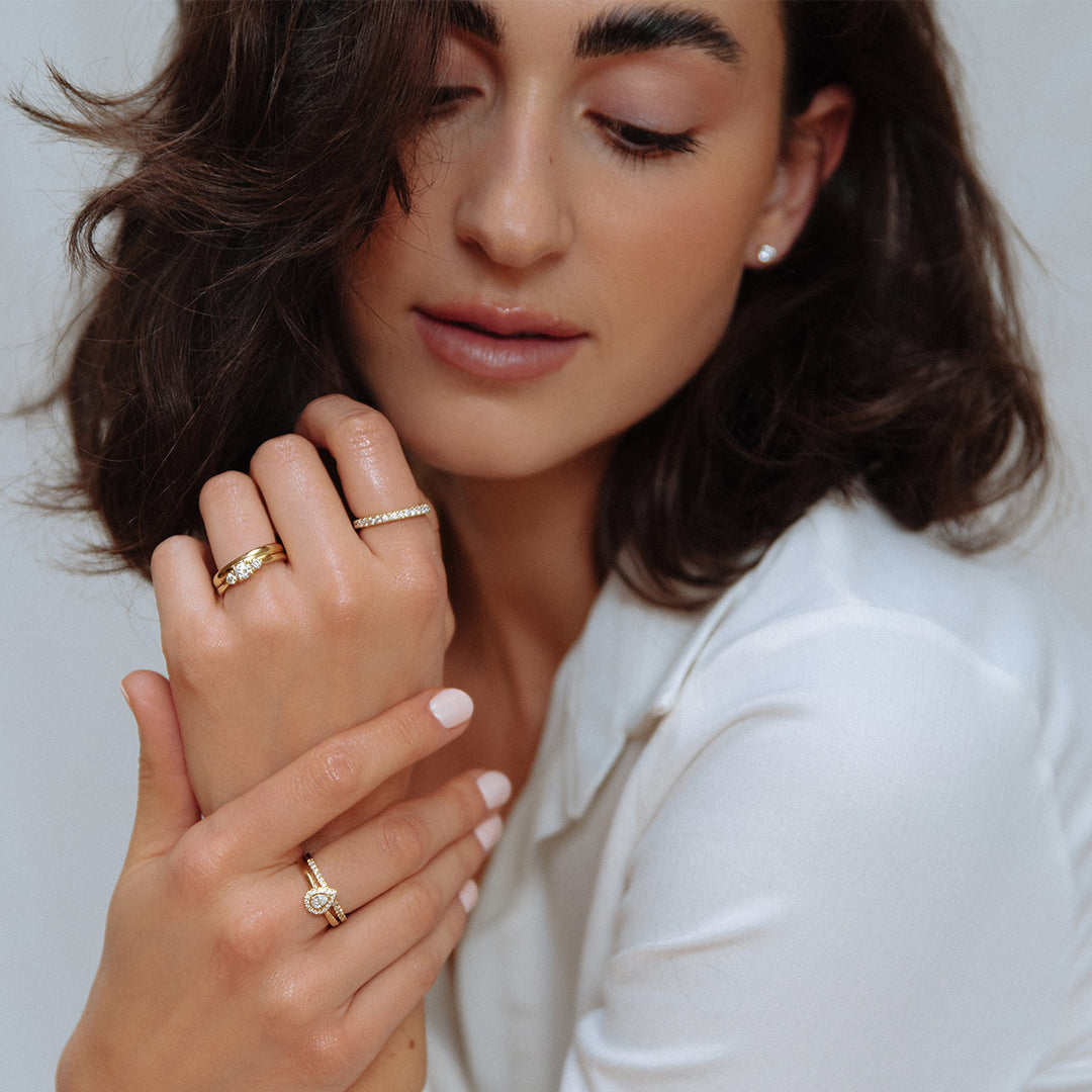 Ring Elin 0,30 crt. geelgoud